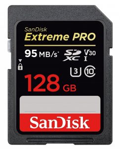 Best SD Card for GoPro Hero 6 Black - anDisk Extreme Pro 128GB SDXC UHS-I Card (SDSDXXG-128G-GN4IN)