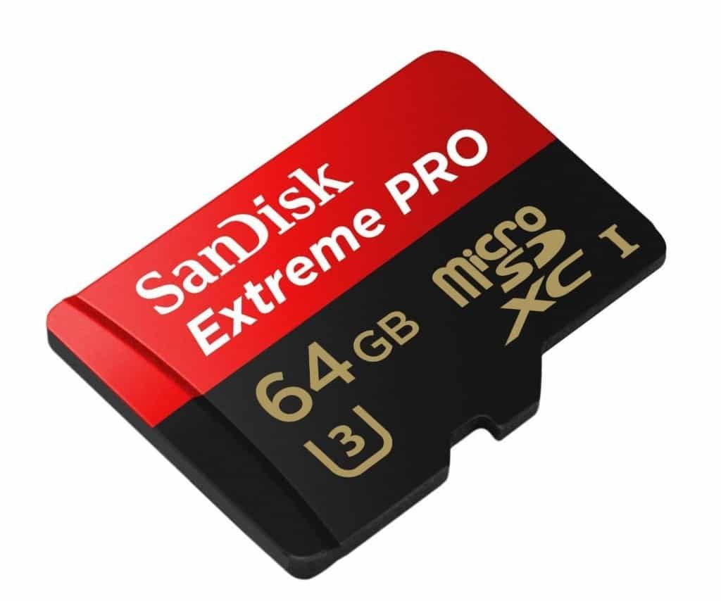 SanDisk EXTREME PRO 64GB (95MB/s) MicroSDXC LG Mini Card - Best micro sd cards for drones